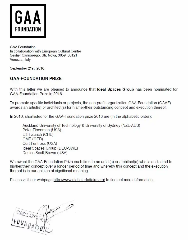 award nomination