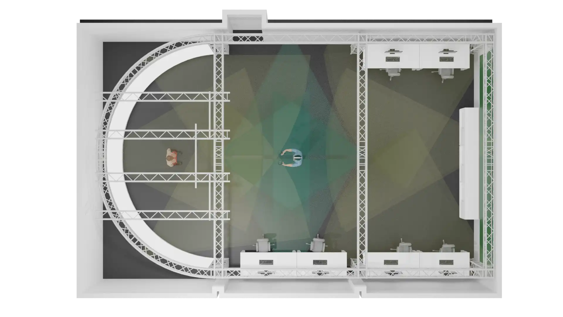 Top down view of the iXperience Lab